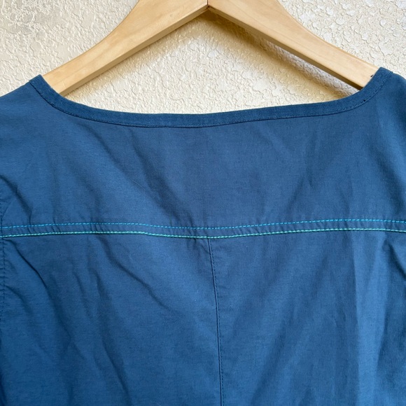 Title Nine Blue Trail Mix Sleeveless Zip Front Athletic Dress XS Outdoor Sports - Picture 6 of 7